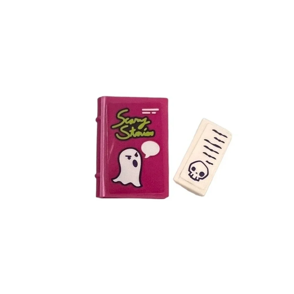 LEGO Minifig Accessory Utensil Book‎ Scary Stories Sticker 1x2 Plate Set 41335